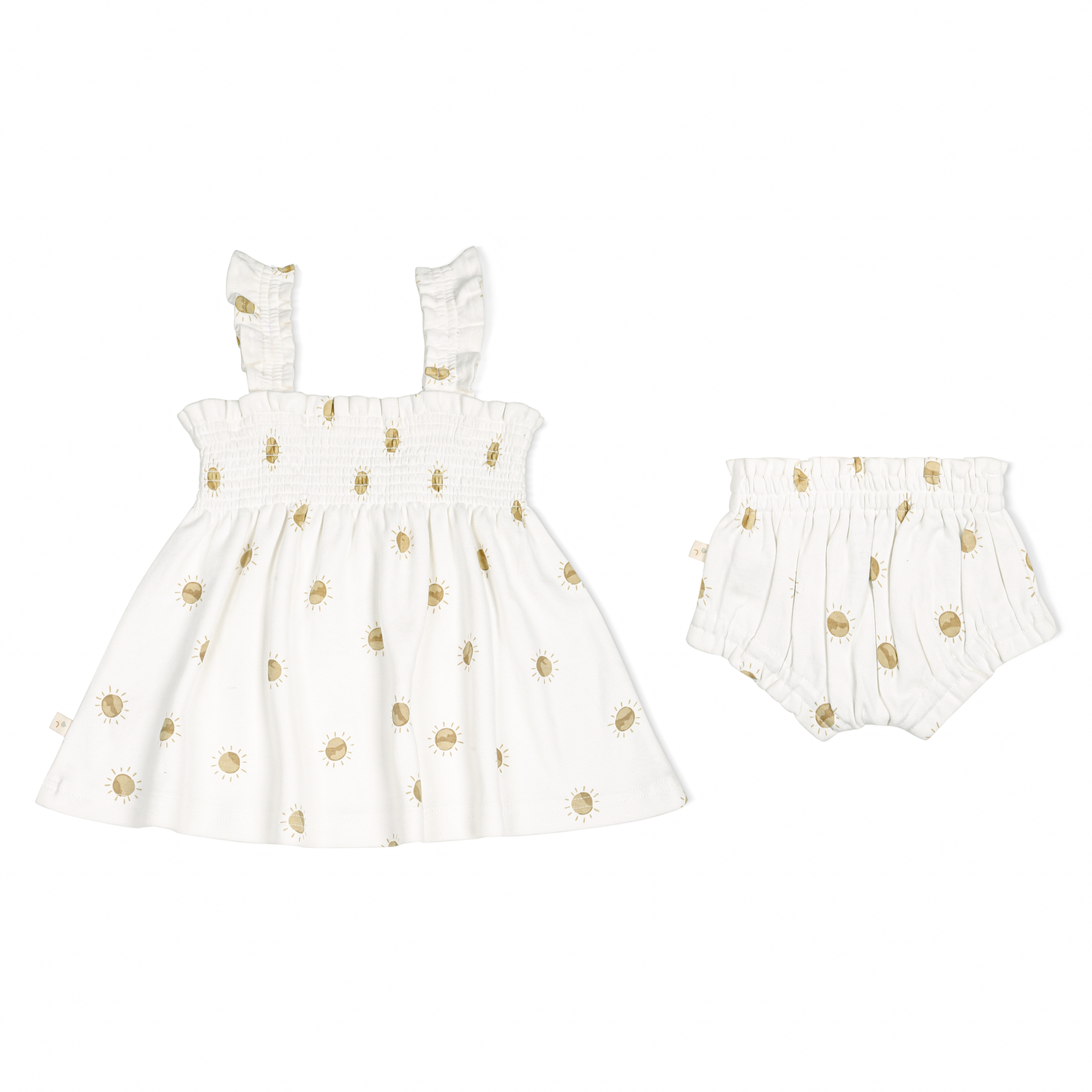 Makemake Organics - Organic Smocked Sundress - Sunshine