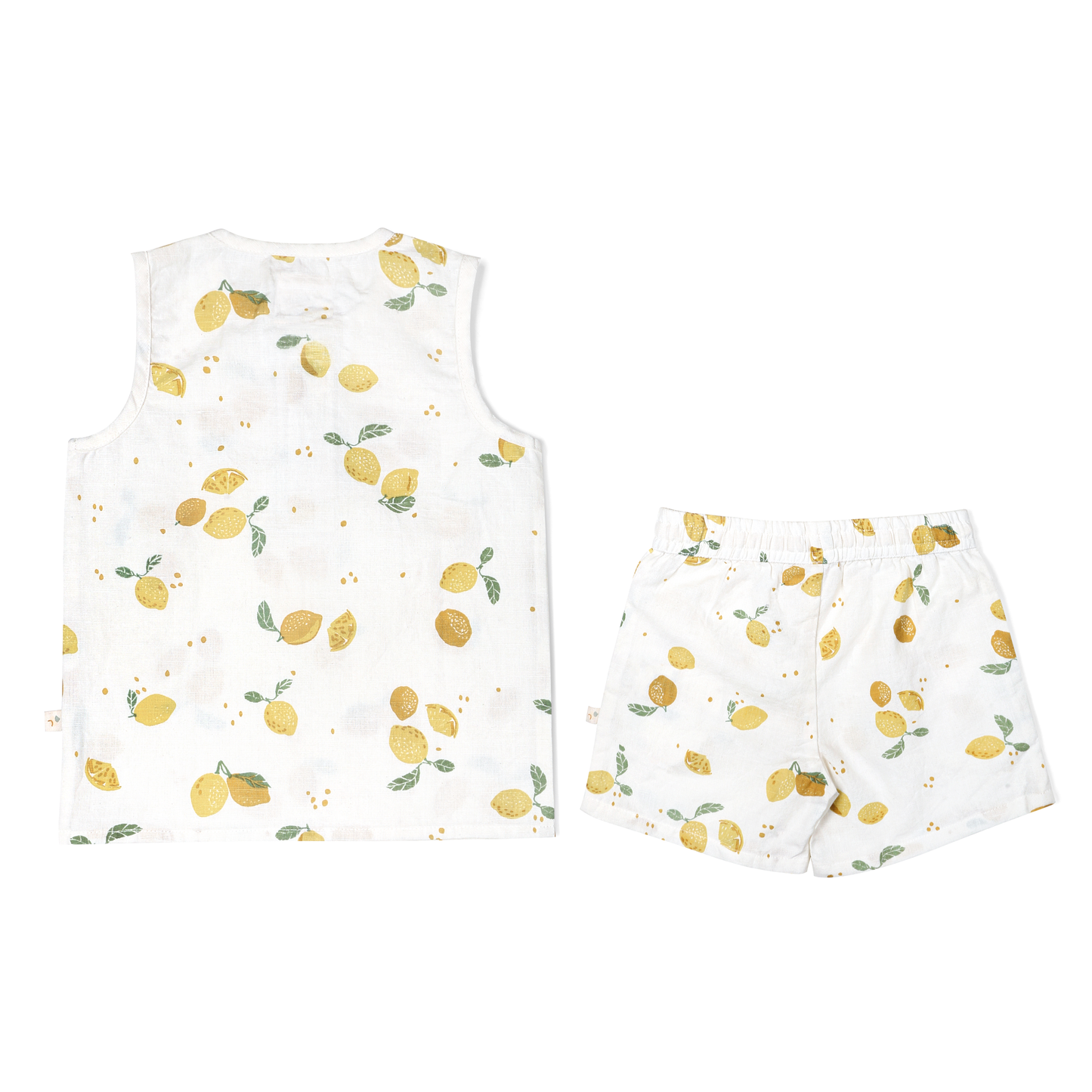 Makemake Organics - Organic Tank and Shorts Set - Citron