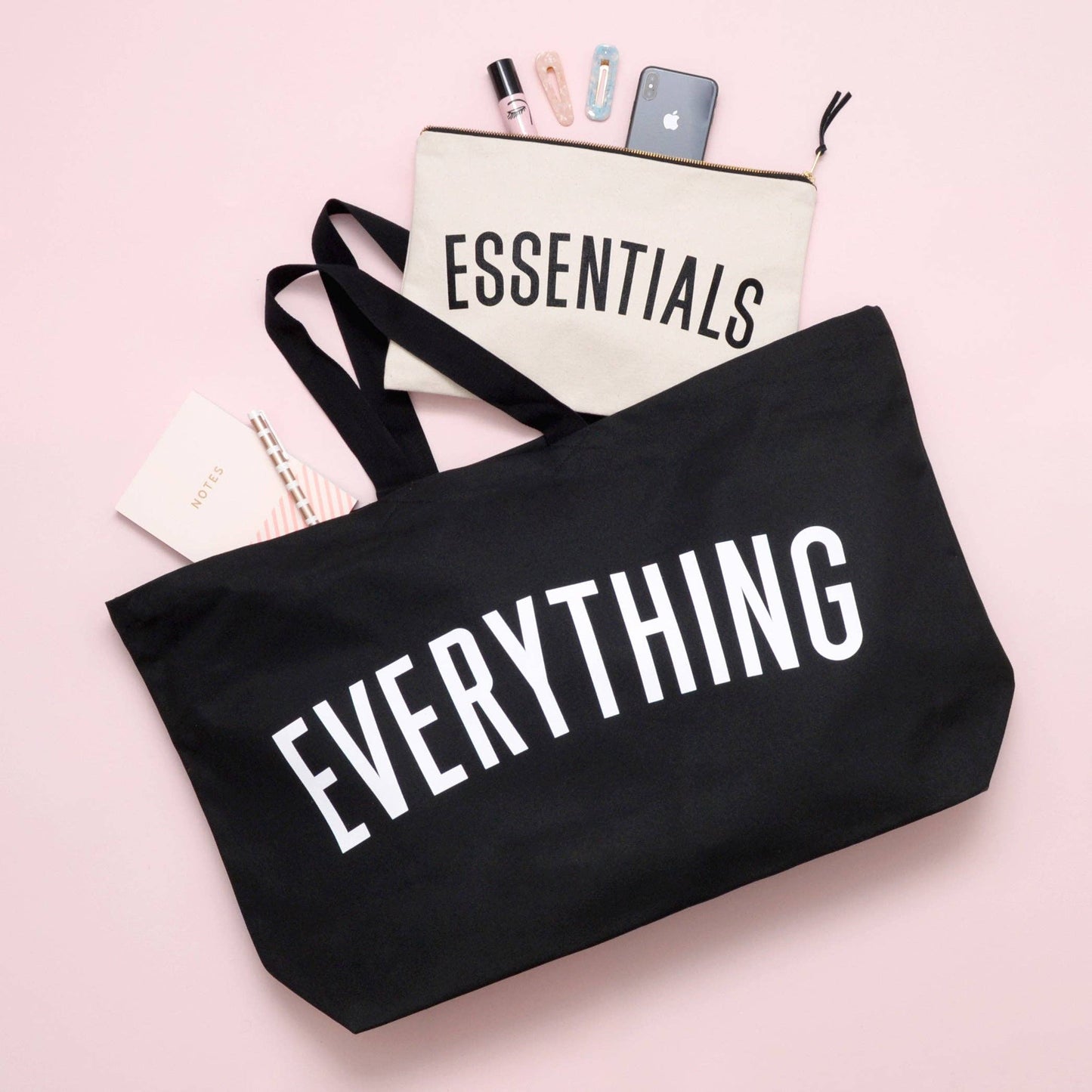 Alphabet Bags - Everything - Black REALLY Big Bag