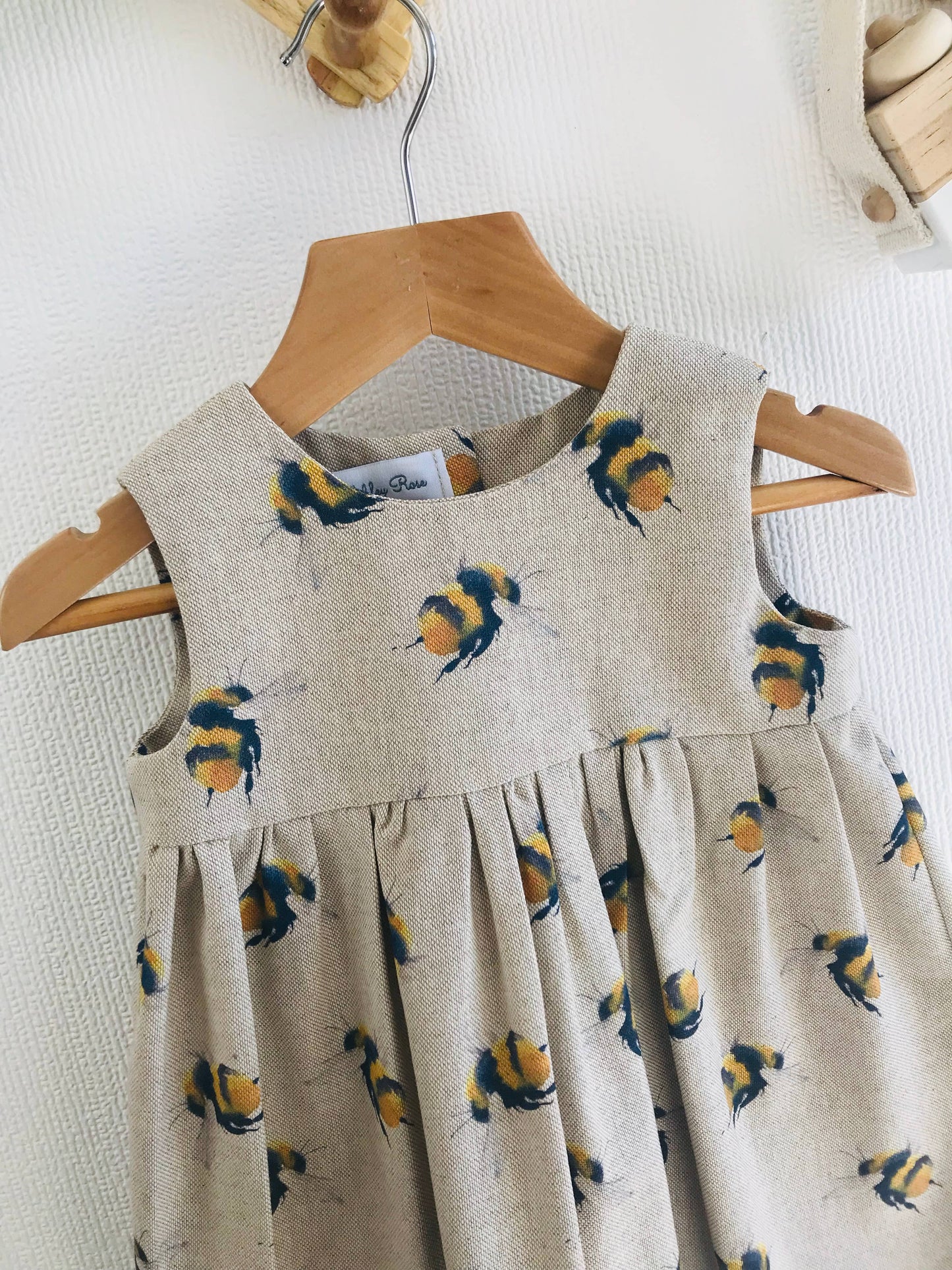 AshleyRose - Linen Bumble Bee Dress