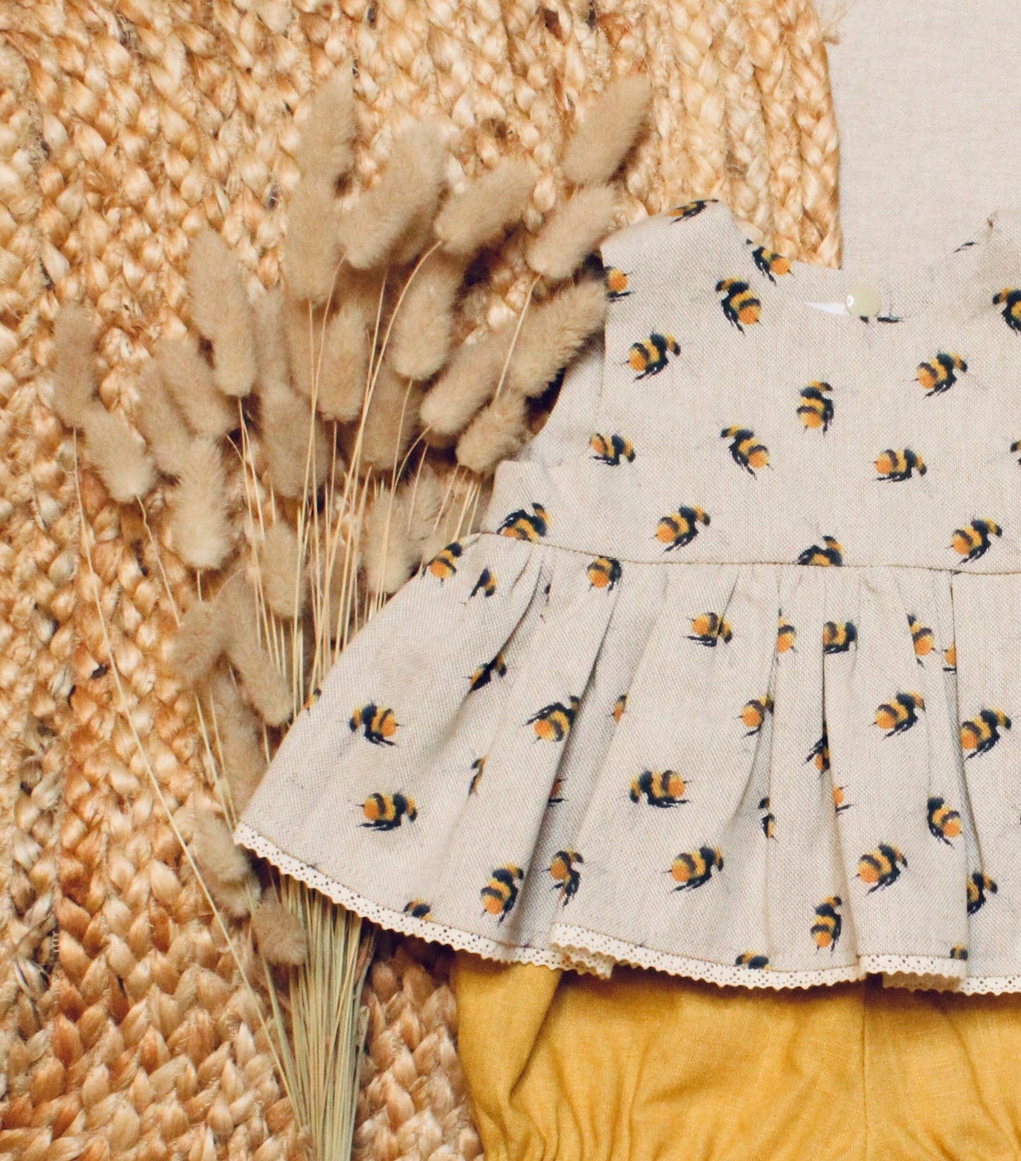 AshleyRose - Bumble Bee Top And Bloomer Set