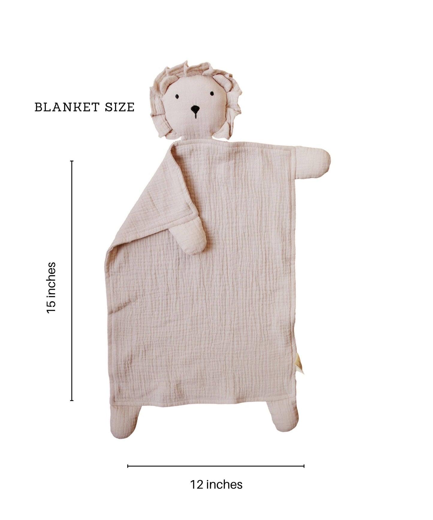 Marlowe & Co - Lion Lovey Blanket in Assorted Colors
