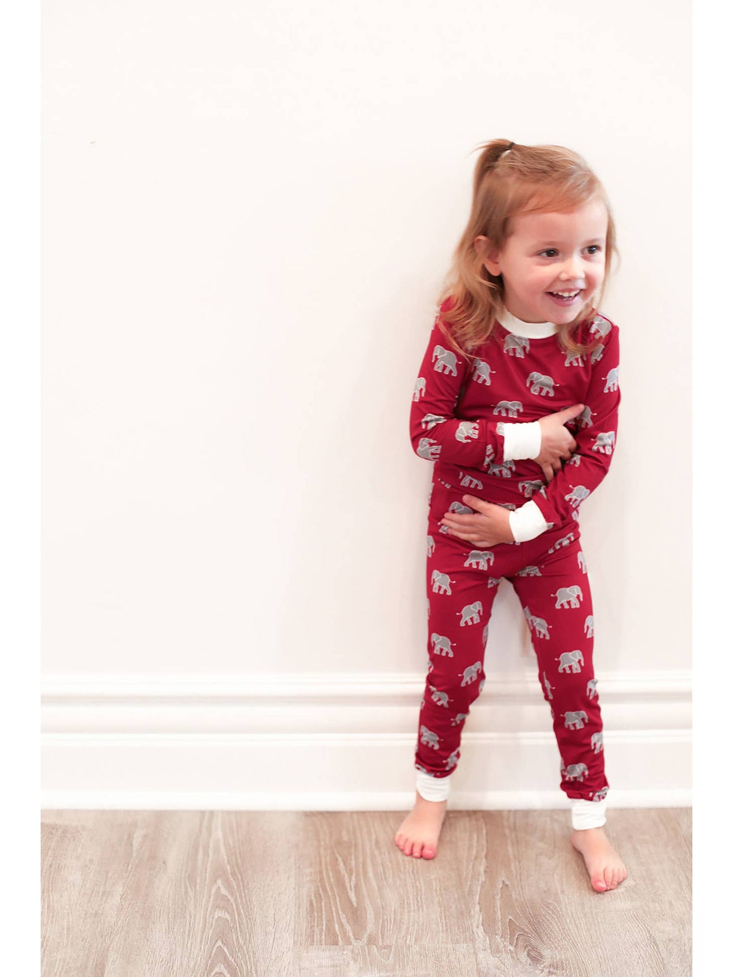 Elephant 2 Piece Bamboo Pajama Set