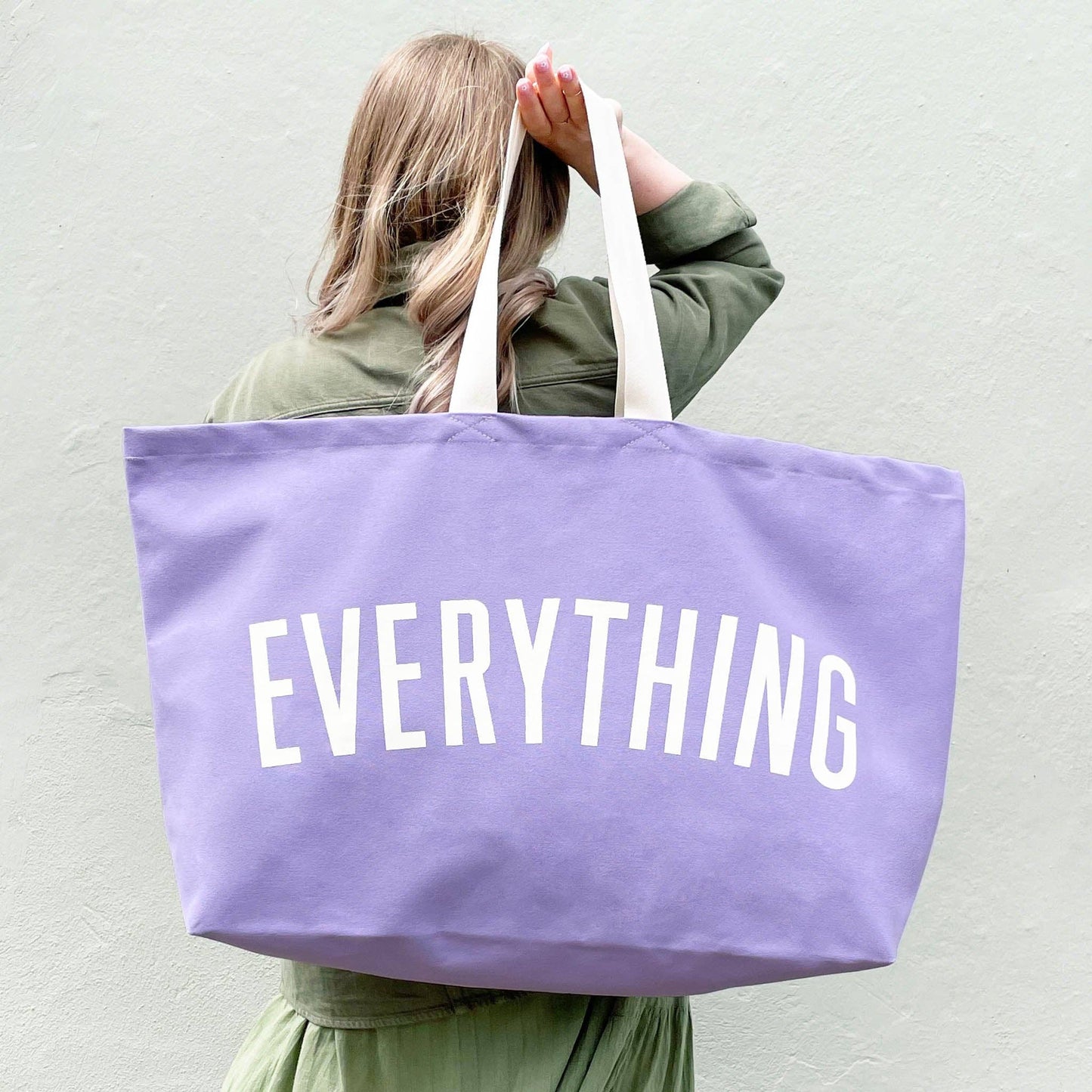 Alphabet Bags - Everything - Lavender REALLY Big Bag