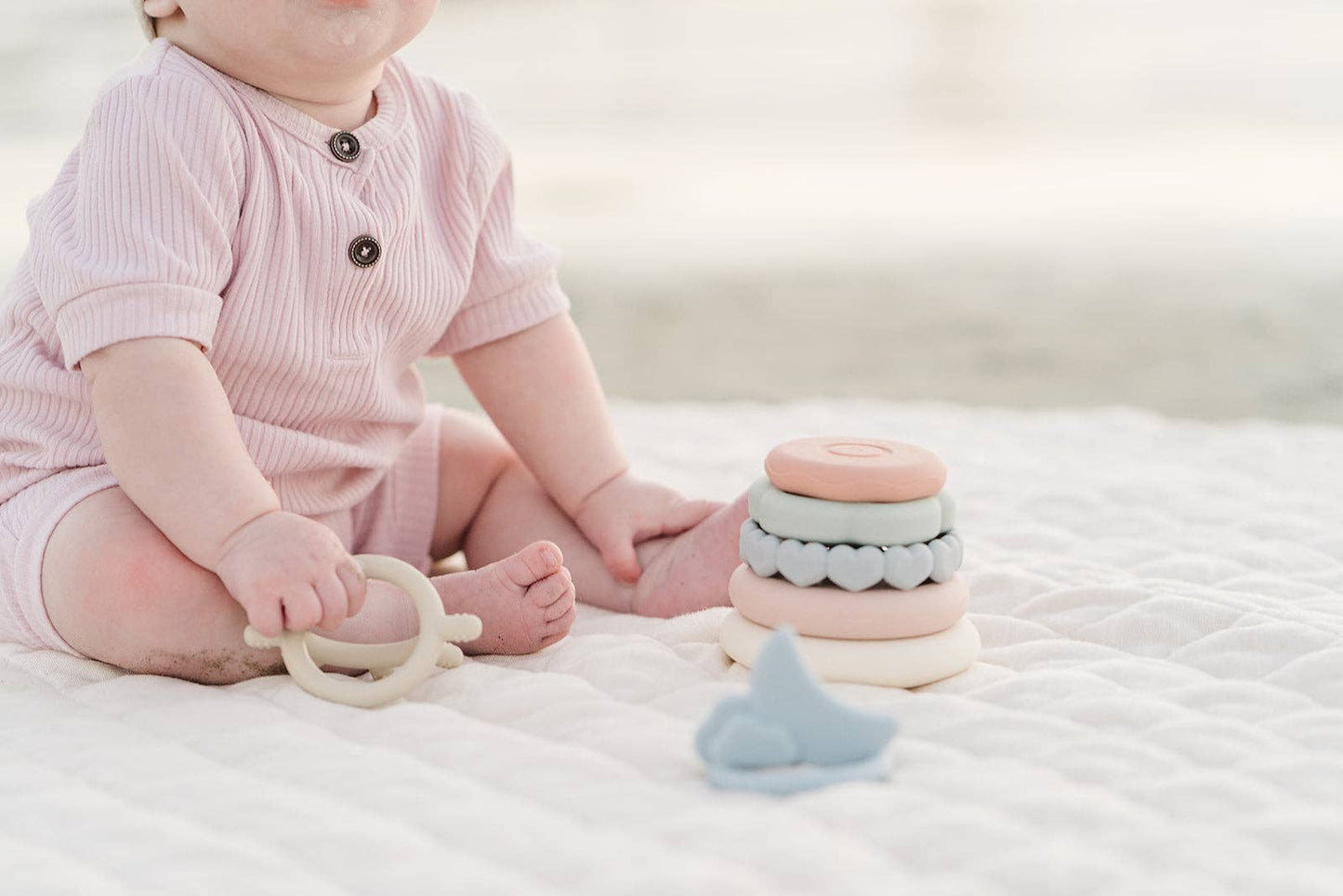 Marlowe & Co - Classic Stacking Teething Ring Toy