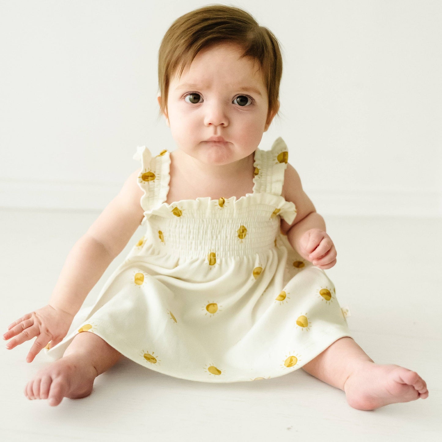 Makemake Organics - Organic Smocked Sundress - Sunshine