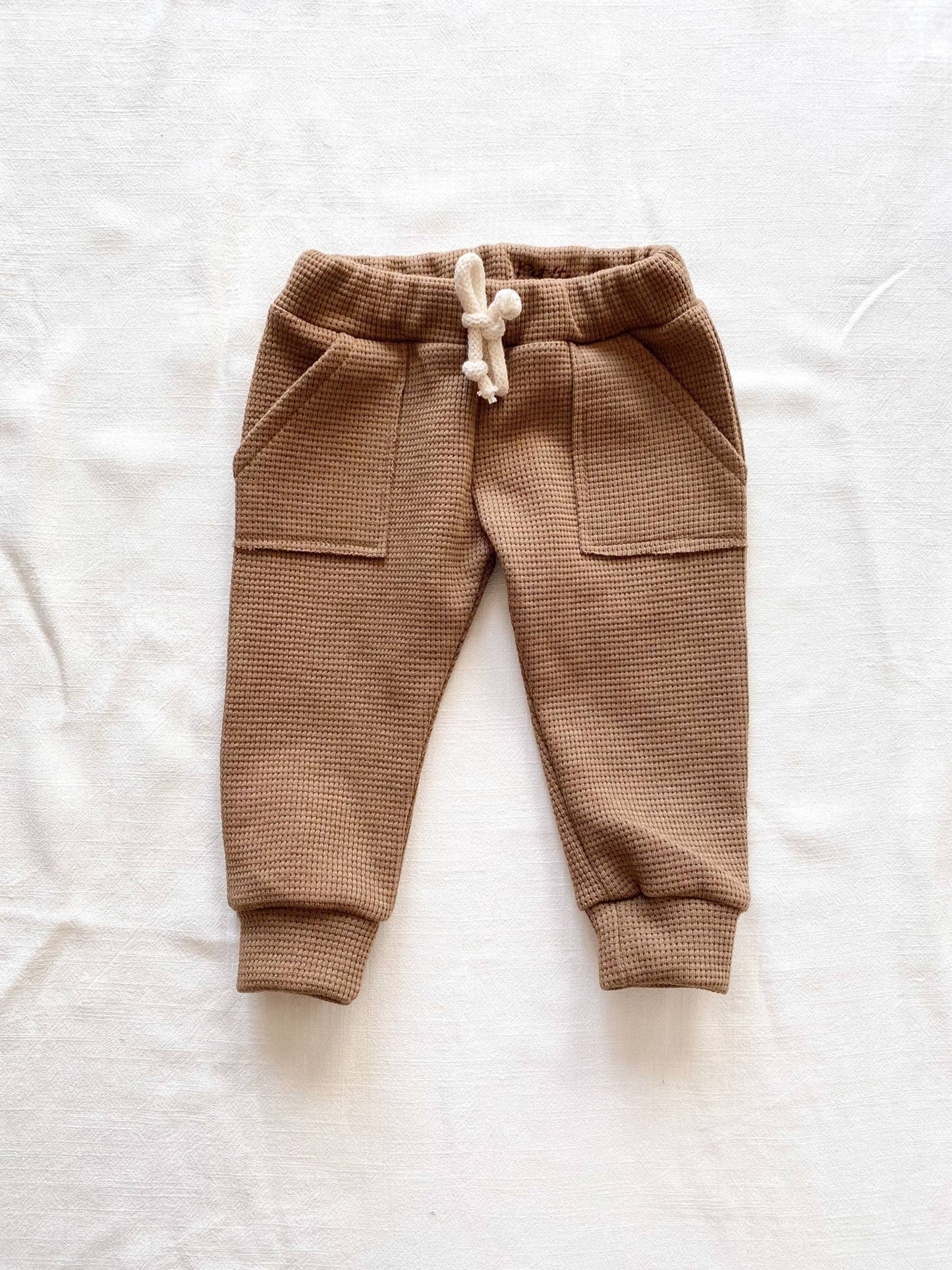Hazelnut Waffle Baby Sweatpants