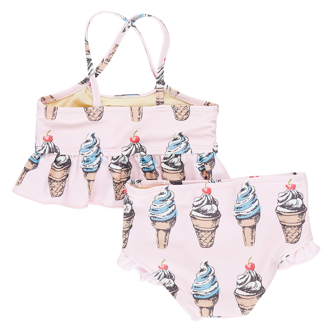 Pink Chicken Girls Joy Tankini - Pink Soft Serve Ice Cream