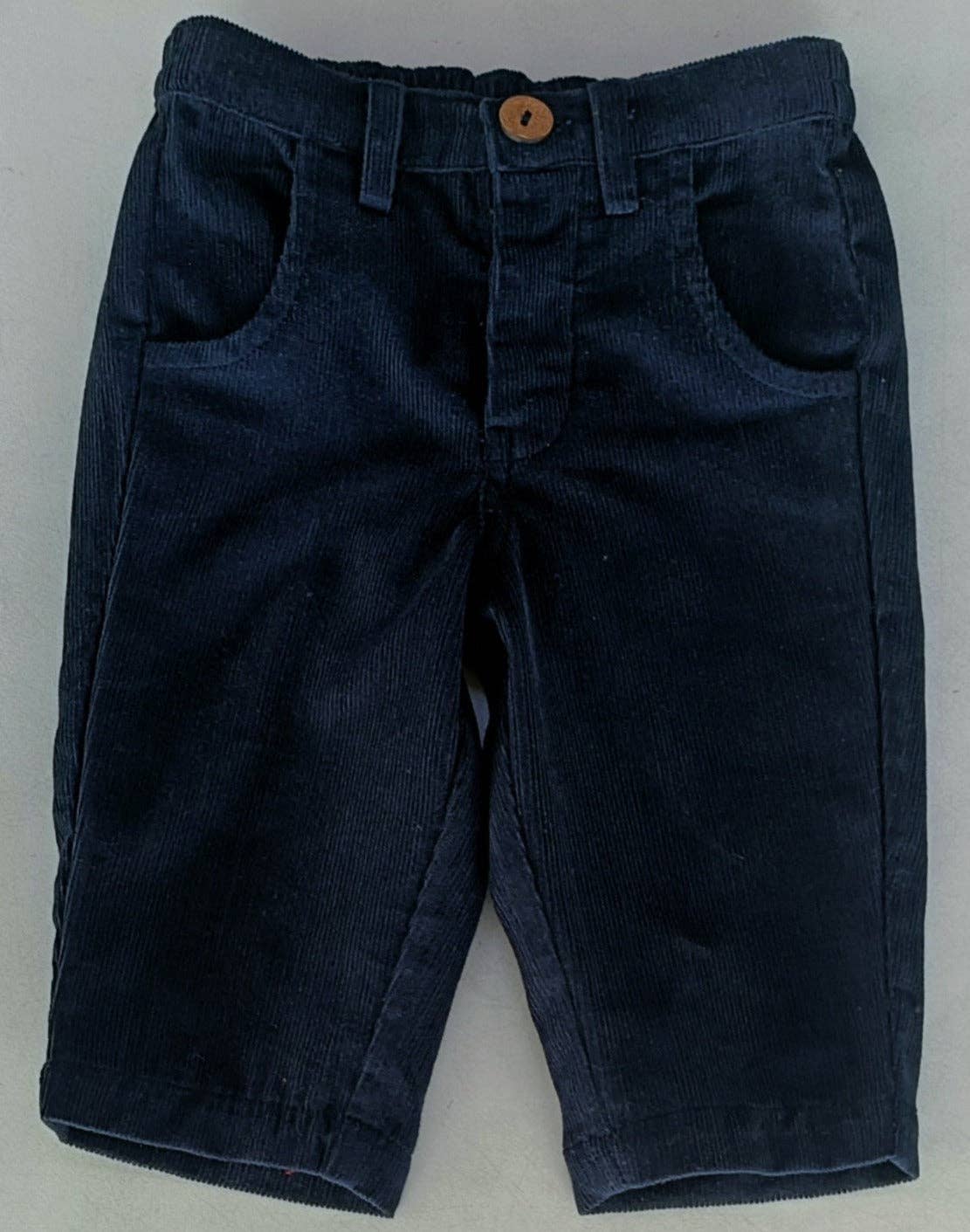 Little Boys Corduroy Pants - Beige or Navy