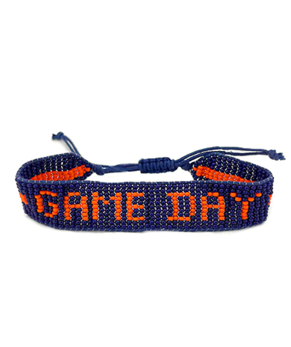 Game Day Beaded Bracelet