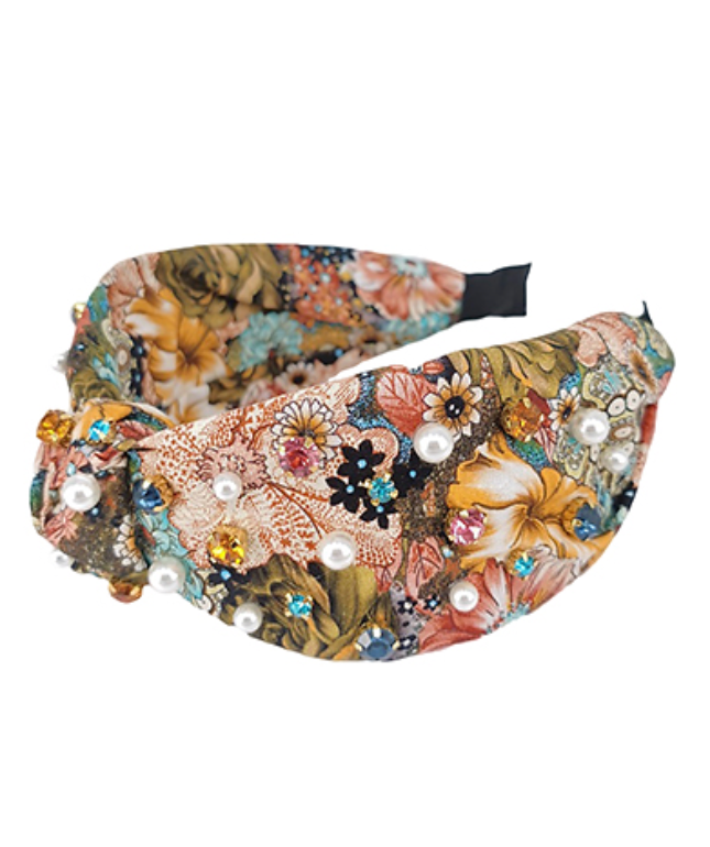 Floral Beaded Headbands