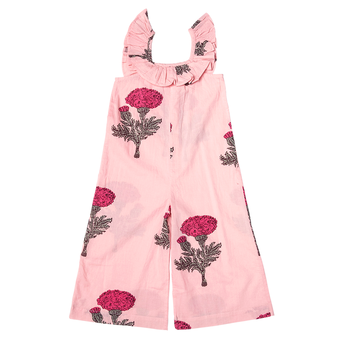 Pink Chicken Blush Marigold Girls Ana Jumper