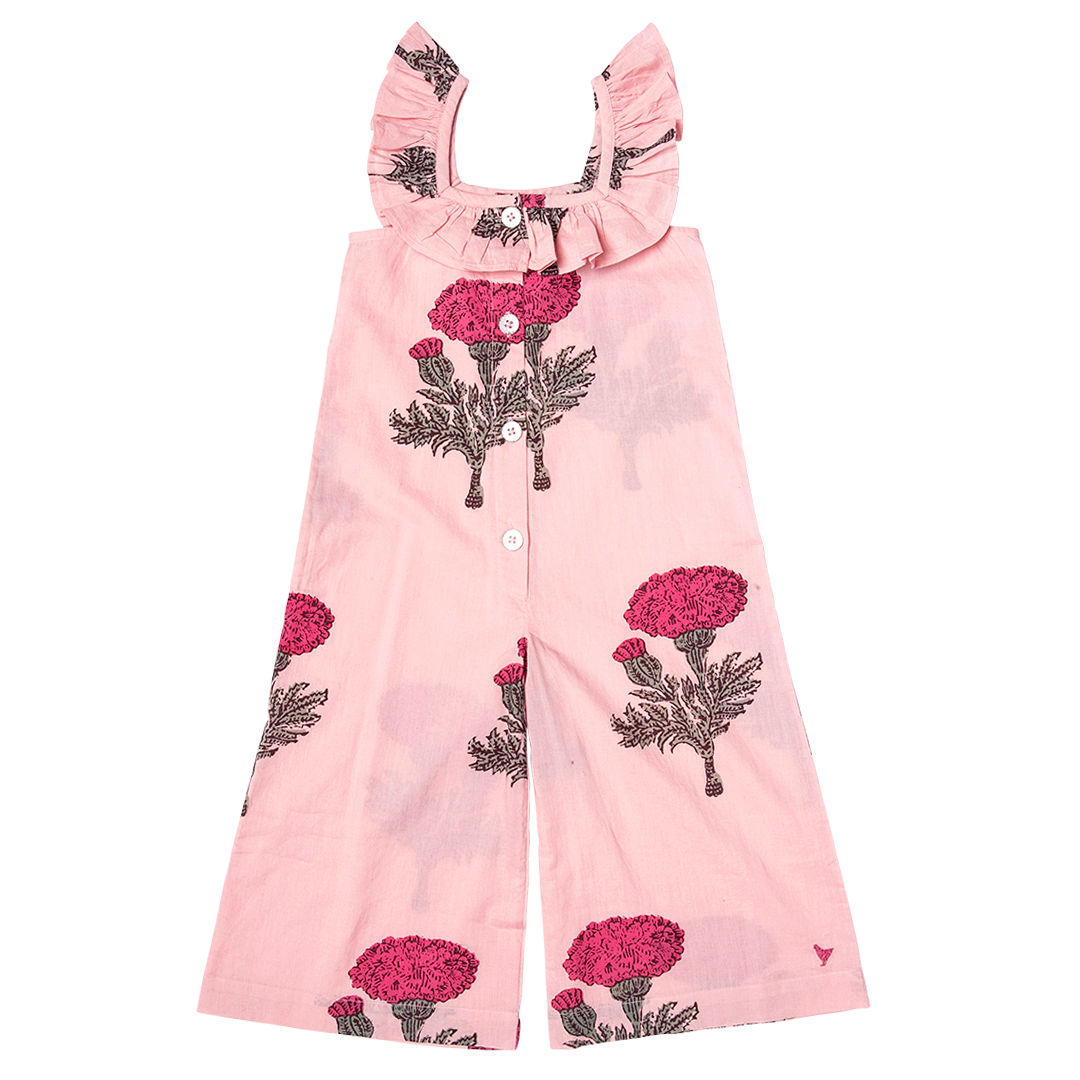 Pink Chicken Blush Marigold Girls Ana Jumper