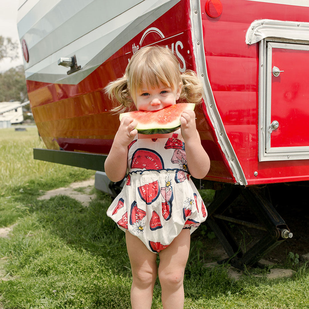 Pink Chicken Baby Girls Sierra Bubble - Slice of Summer