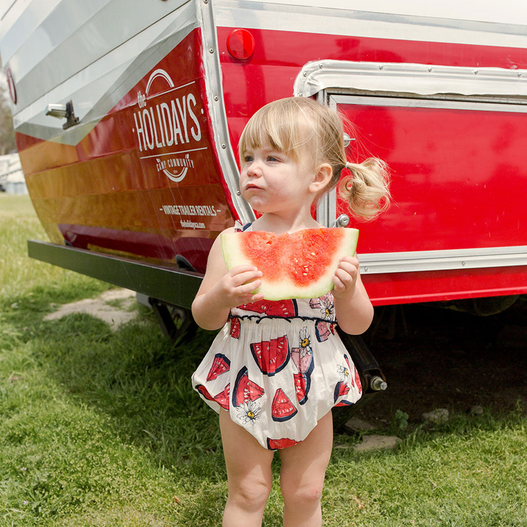Pink Chicken Baby Girls Sierra Bubble - Slice of Summer