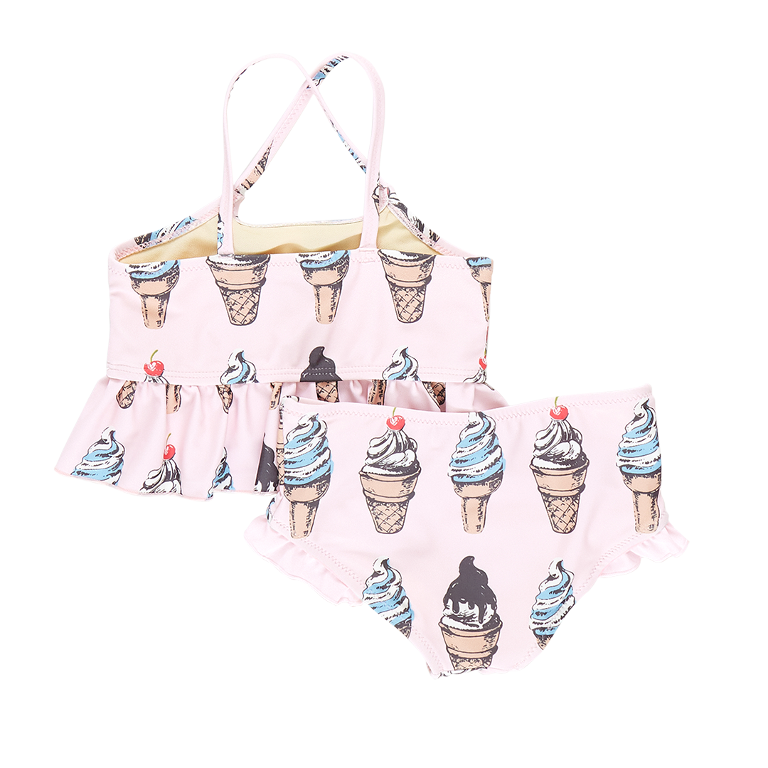 Pink Chicken Girls Joy Tankini - Pink Soft Serve Ice Cream