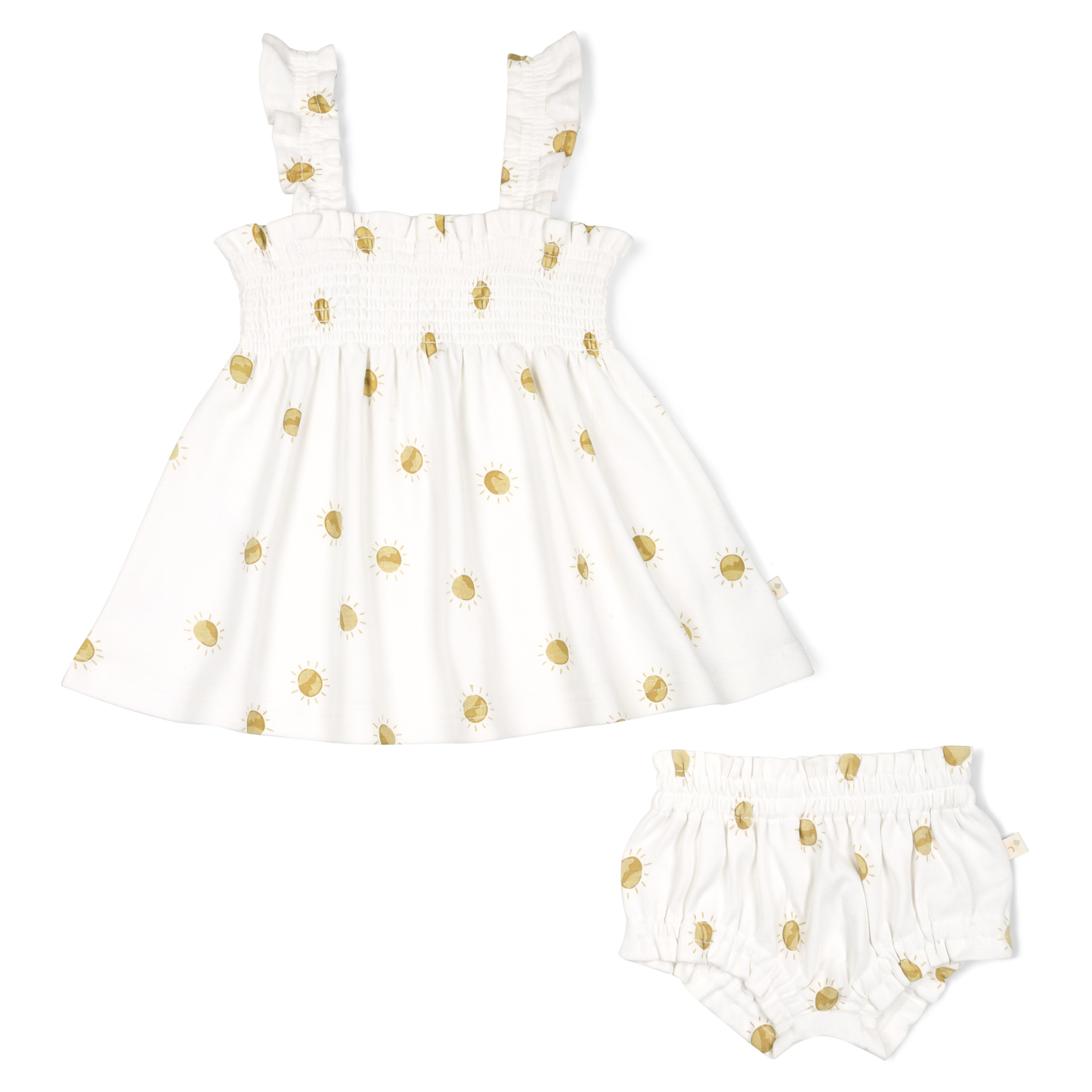 Makemake Organics - Organic Smocked Sundress - Sunshine
