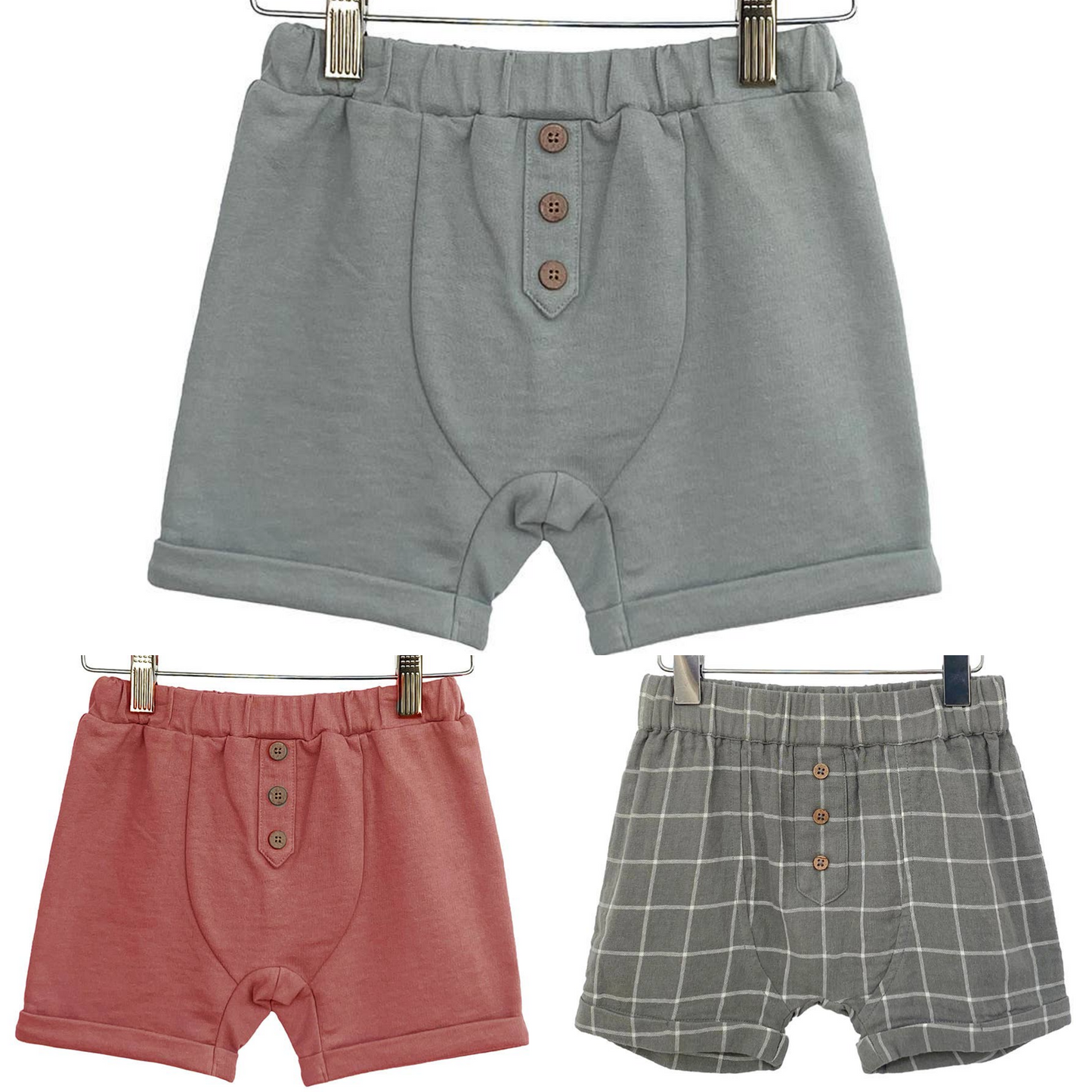 City Mouse Studio - Boy Short - Steel, Sunset or Windowpane