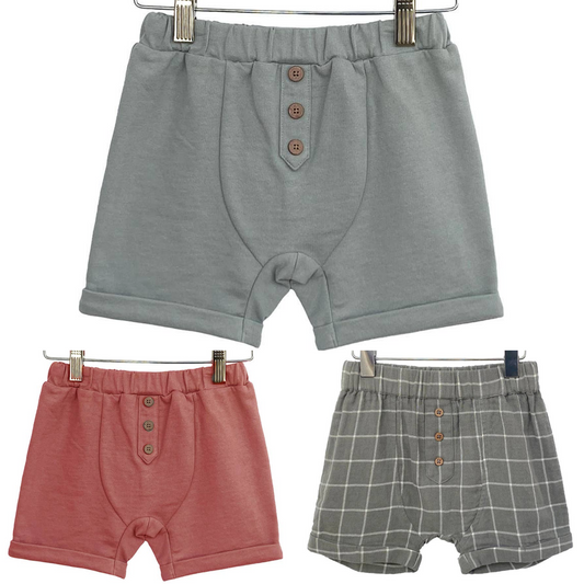 City Mouse Studio - Boy Short - Steel, Sunset or Windowpane