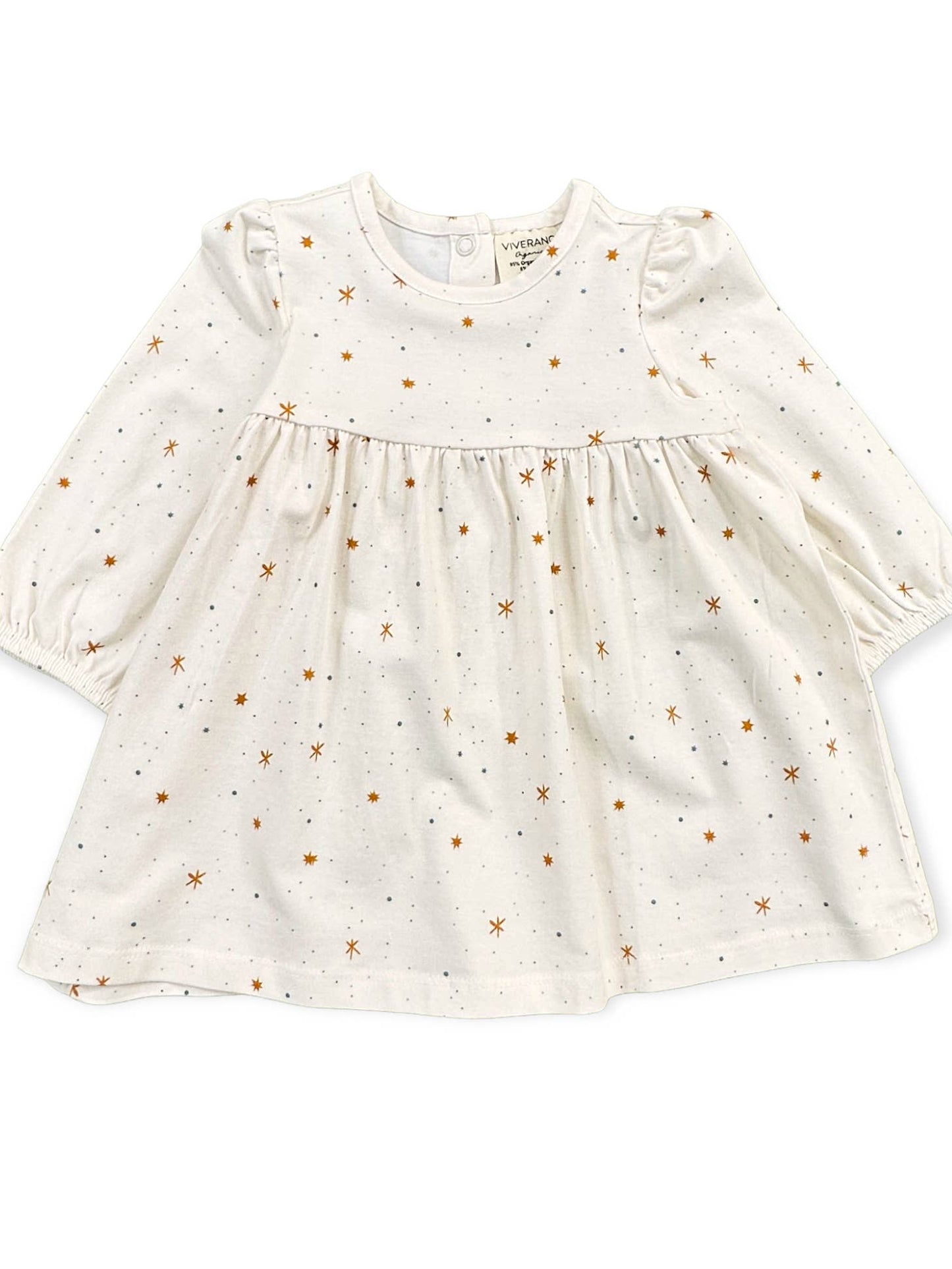 Stars Baby Dress + Bloomer Set