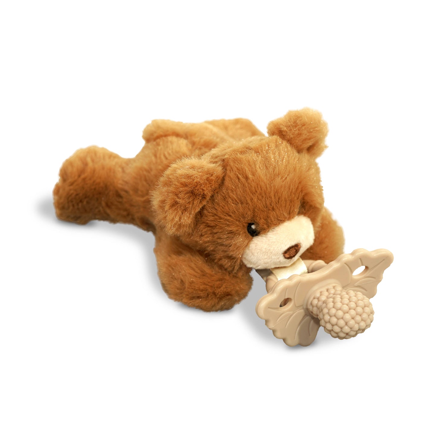 RaZbaby - RaZbuddy Bobby Bear Paci/Teether Holder