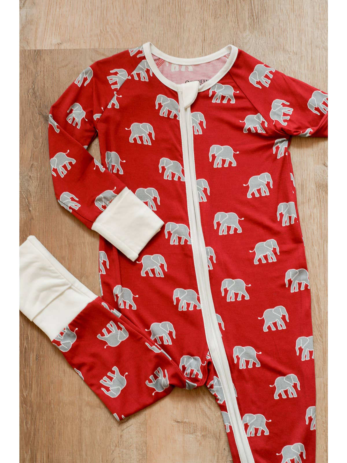 Elephant Double Zipper Bamboo Sleeper