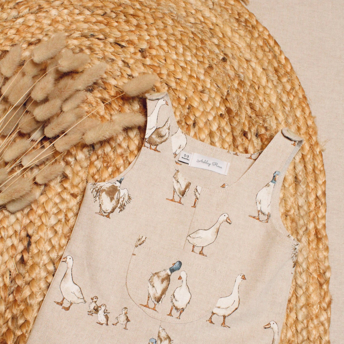 AshleyRose - Duck Linen Dungarees