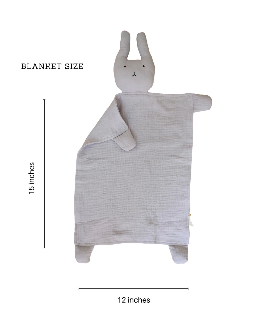 Marlowe & Co - Bunny Lovey Blanket in Assorted Colors