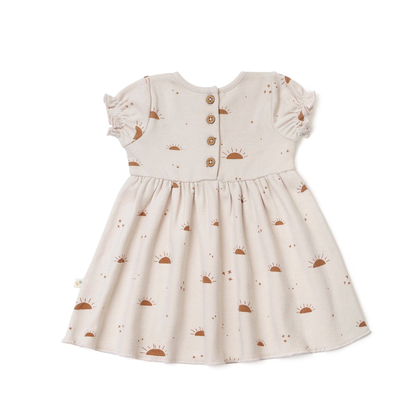Makemake Organics - Organic Cotton Puff Sleeve Dress - Sunshine