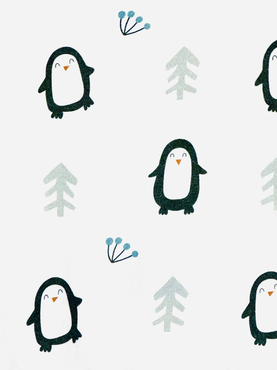 Penguin Zipper Footie Baby Romper