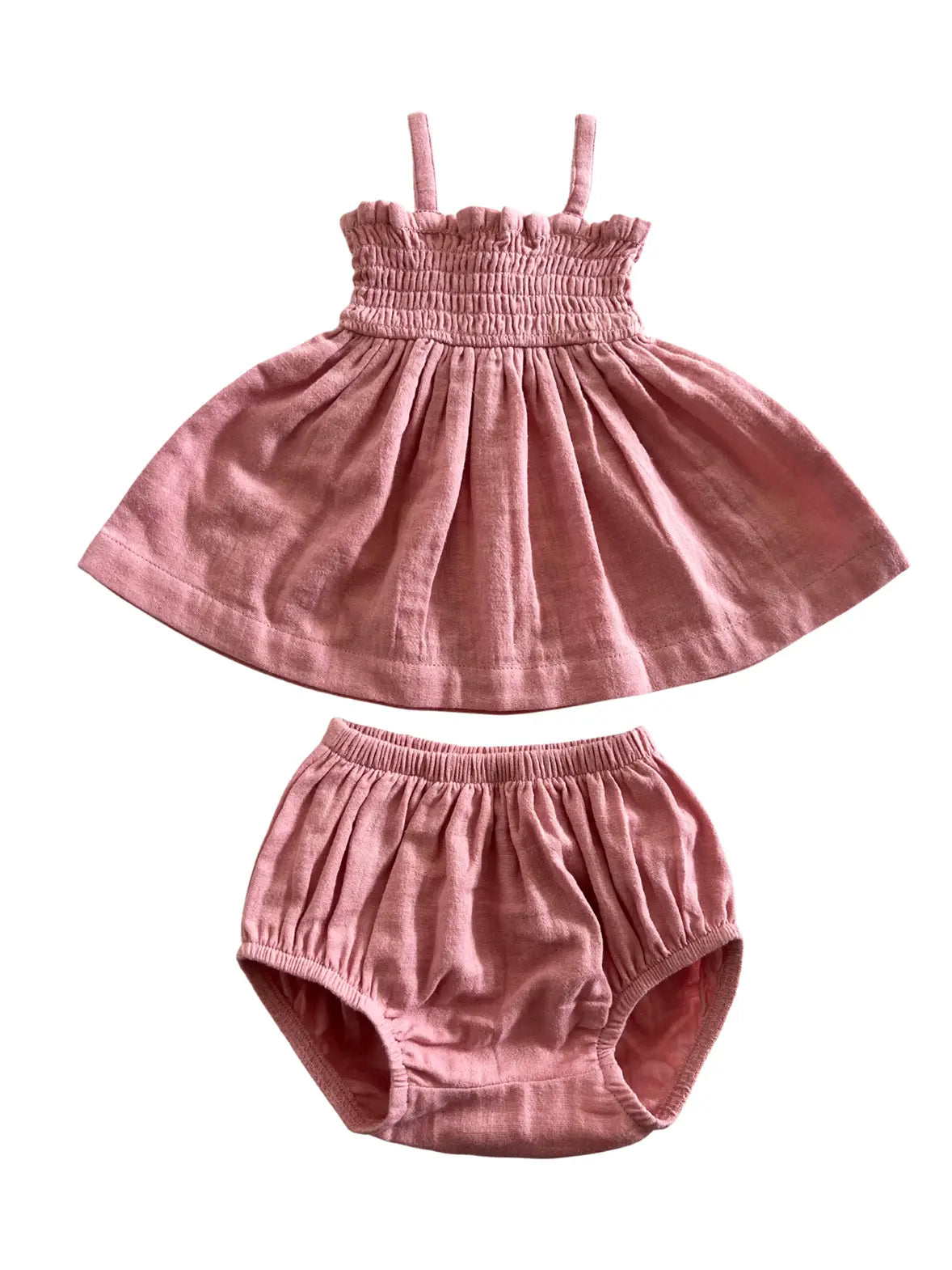 SIIX Collection - Lavender or Rosy Smocked Set