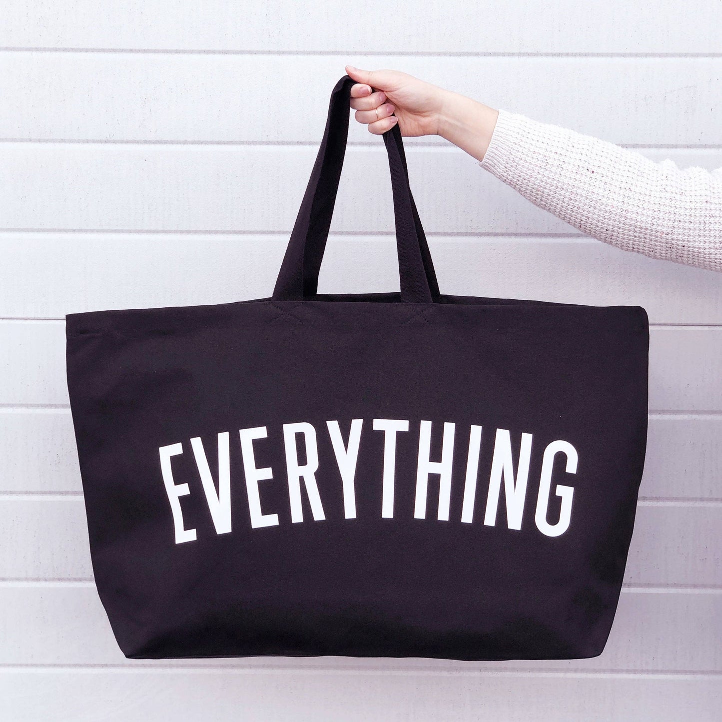 Alphabet Bags - Everything - Black REALLY Big Bag