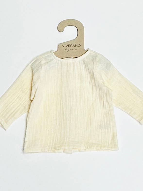Mustard Corduroy Baby Overall Set with Muslin Shirt