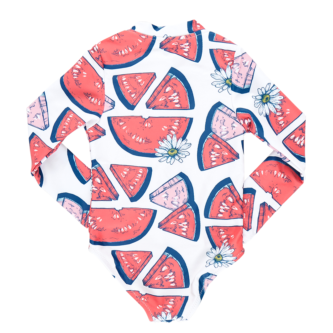 Pink Chicken Girls Arden Suit - Watermelon Puzzle