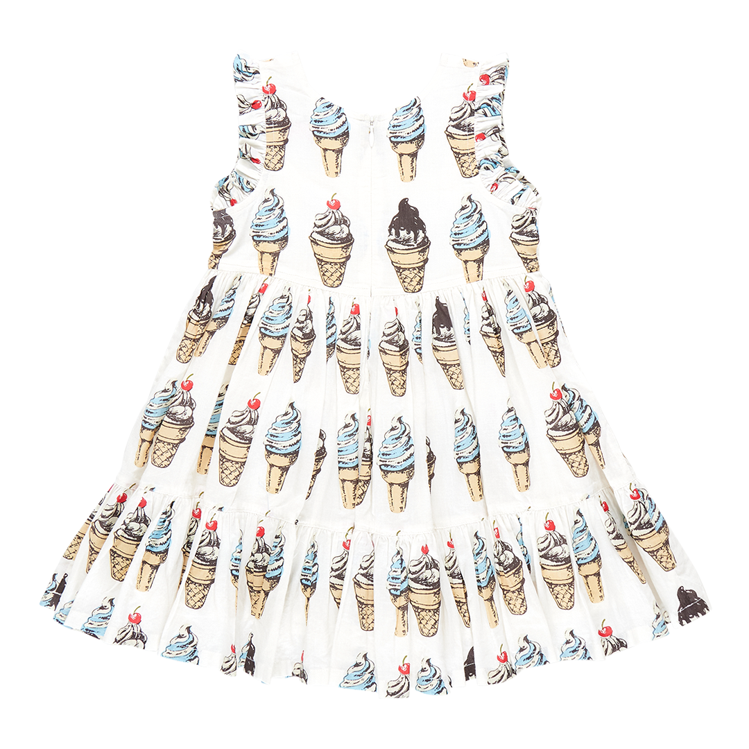 Pink Chicken Girls Kelsey Dress - Vintage Soft Serve Ice Cream