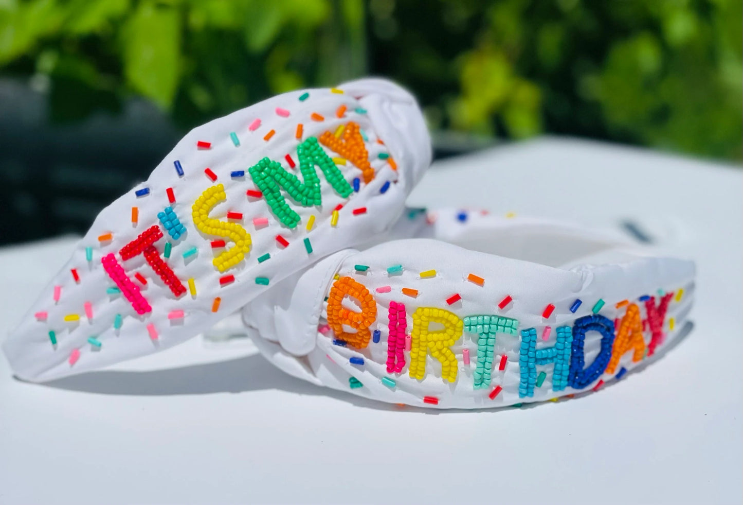 Birthday Knotted Headband