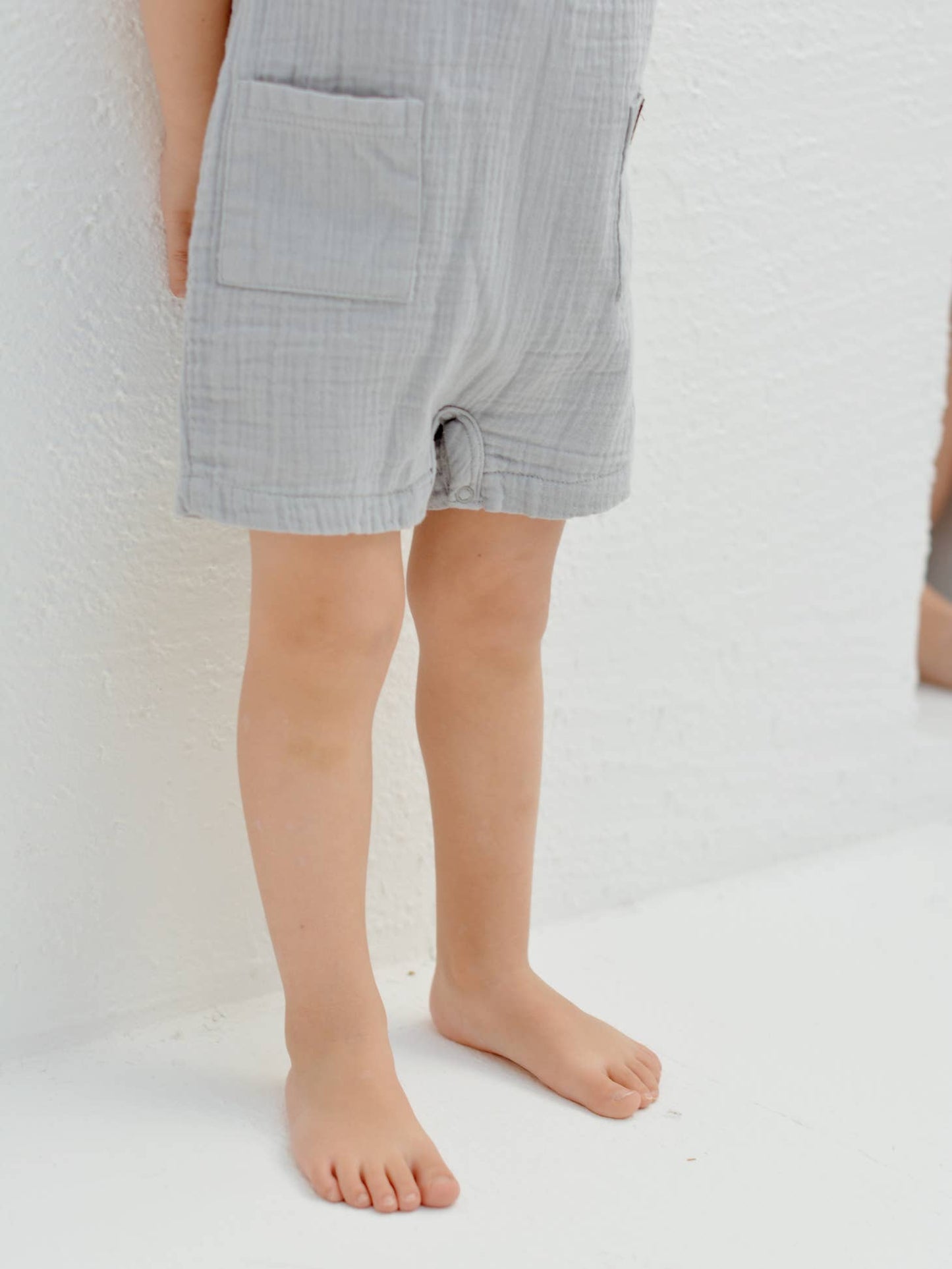 Oscar Front Pocket Muslin Jumpsuit