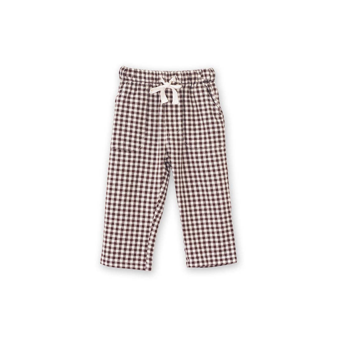 Walnut Check/Gingham Pants