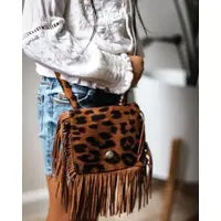 Children's Fringe Crossbody Flap Purse - Multiple Colors