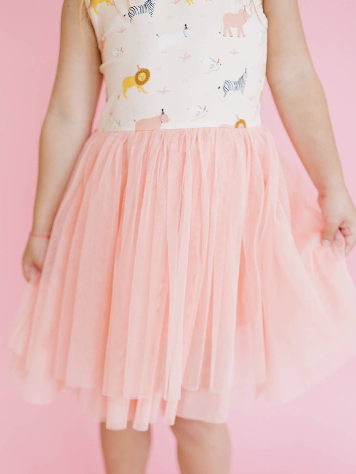 Birthday Party Animals Tulle Tutu Dress