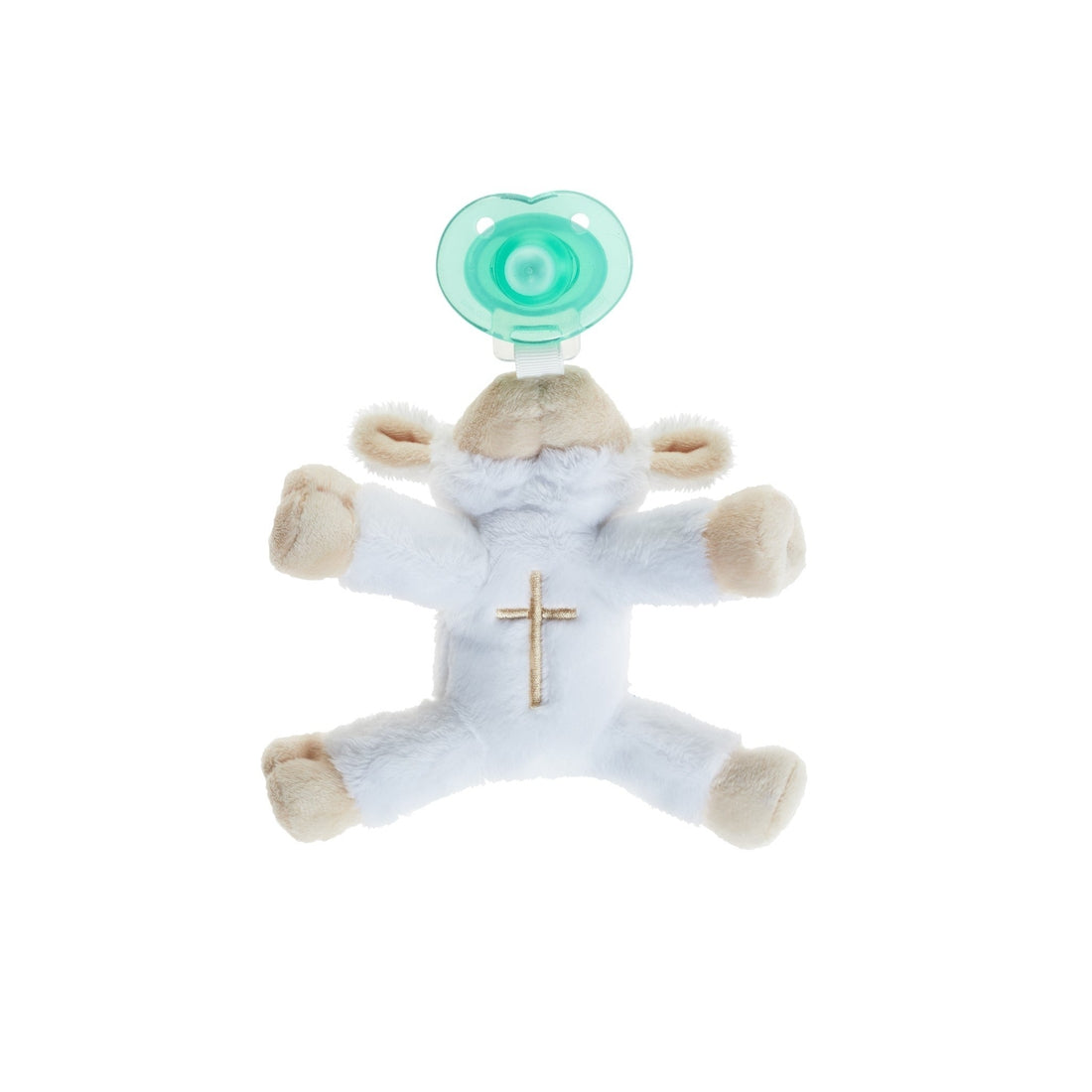 Nookums Paci-Plushies Buddies - Lovie Lamb with Cross