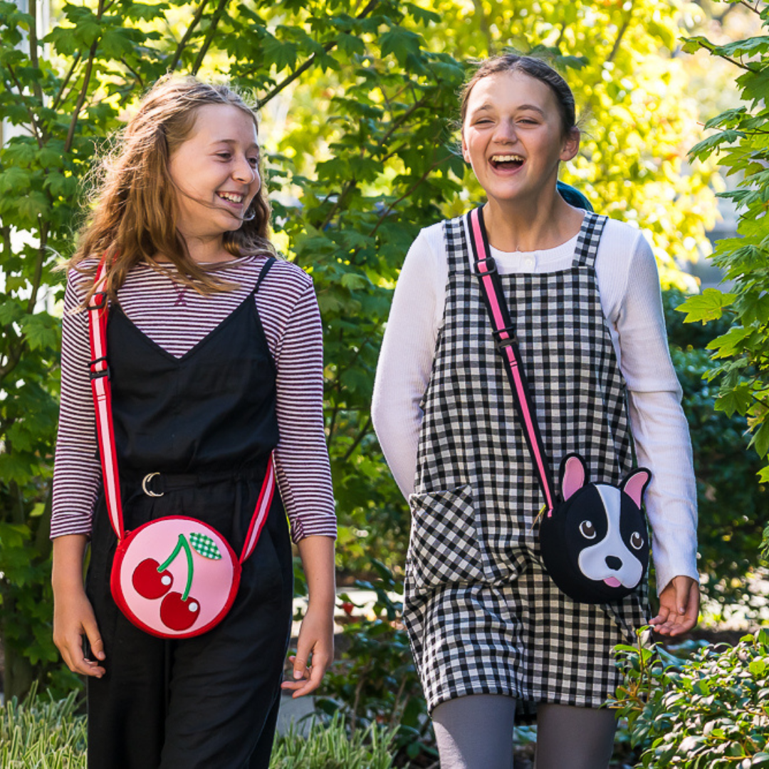 Crossbody Bag/Purse - French Bulldog, Cherry, Kitty, Strawberry
