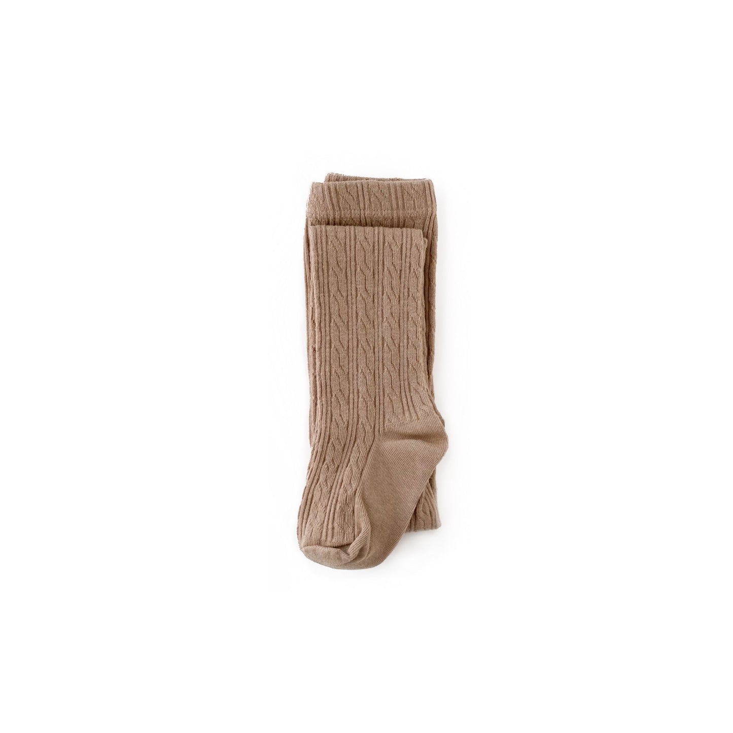 Little Stocking Co. Cable Knit Tights - Black, Crimson, Oat, or Vanilla