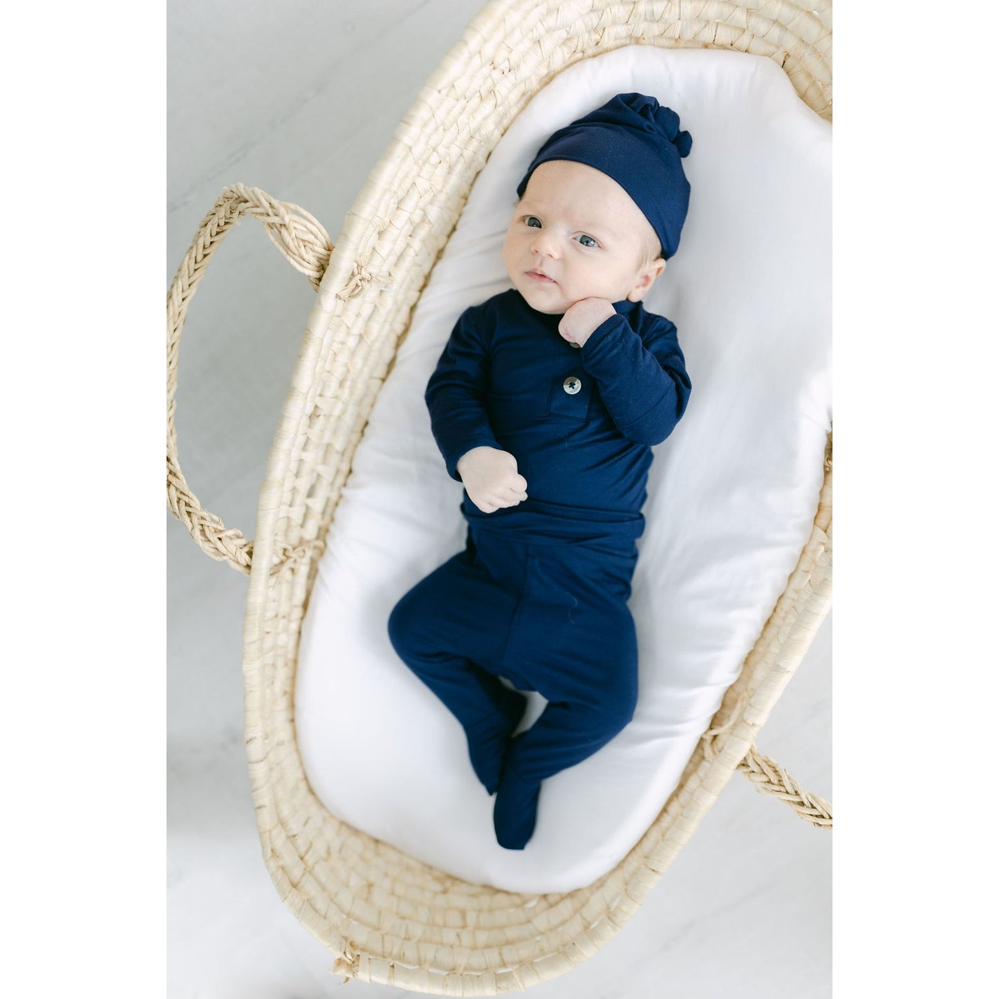 Baby Top & Bottom Outfit - Navy, Black, Camel, Pink, Sand, White