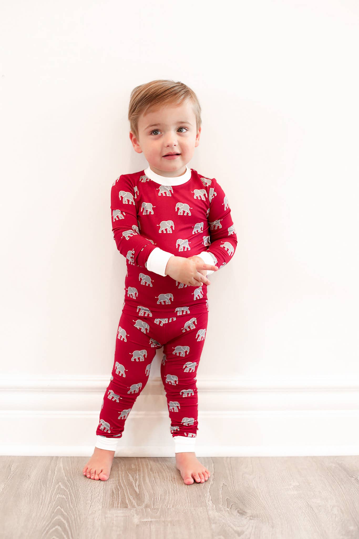 Elephant 2 Piece Bamboo Pajama Set