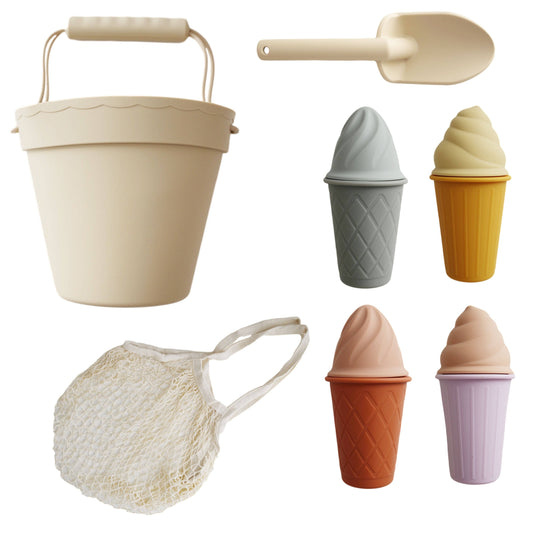 Marlowe & Co - Classic Retro Ice Cream Beach Set