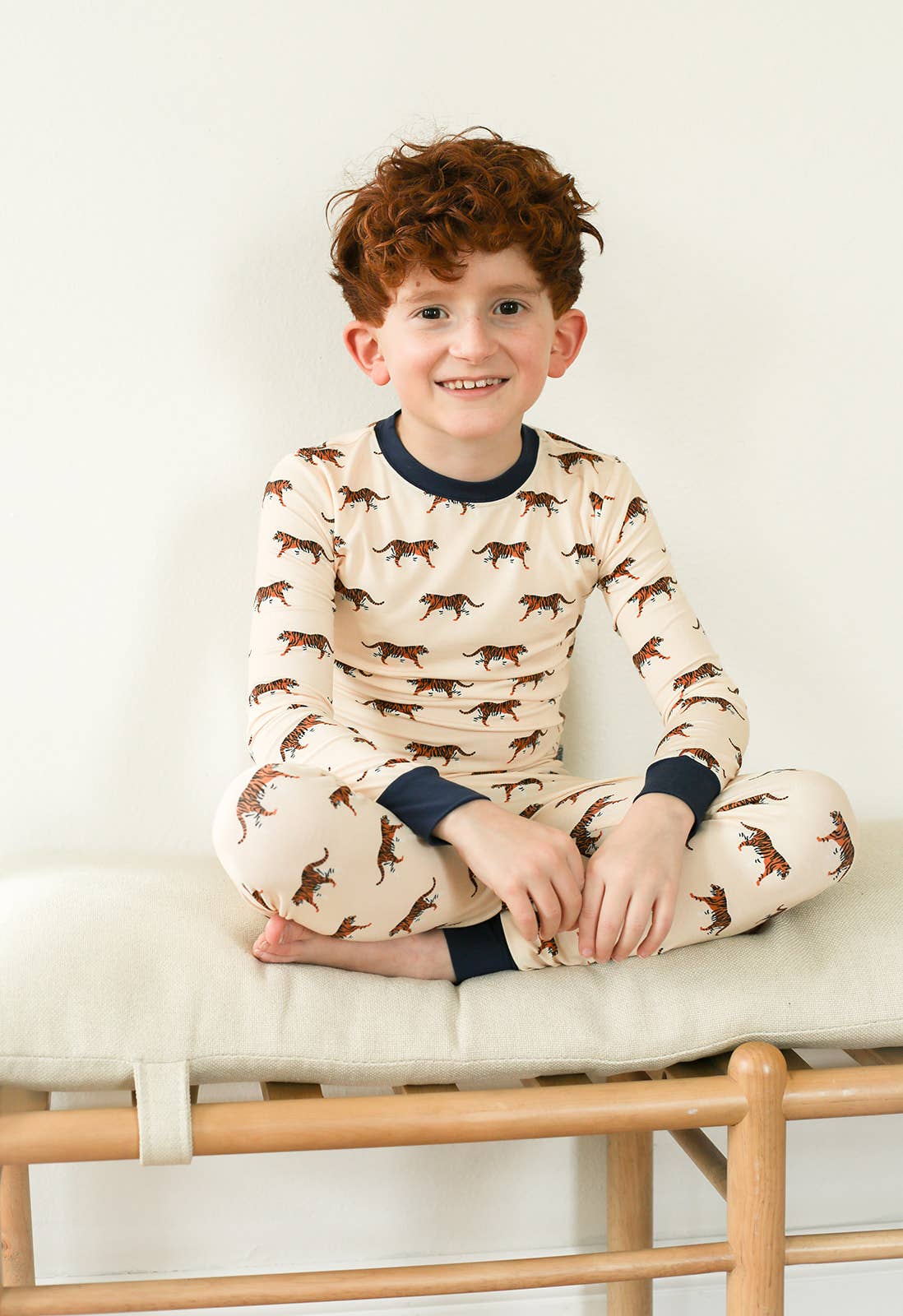 Tiger 2 Piece Bamboo Pajama Set