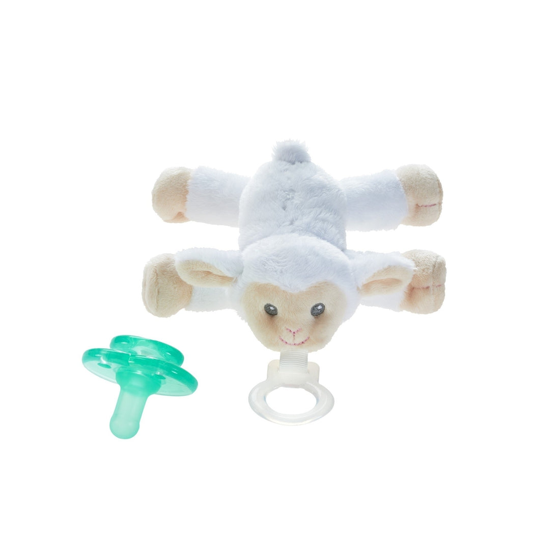 Nookums Paci-Plushies Buddies - Lovie Lamb with Cross