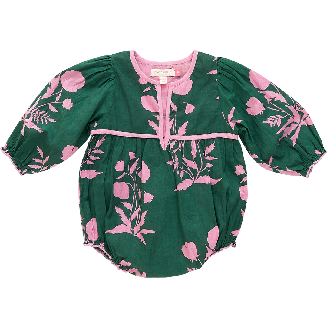 Pink Chicken Hunter Botanical Baby Girls Jade Bubble