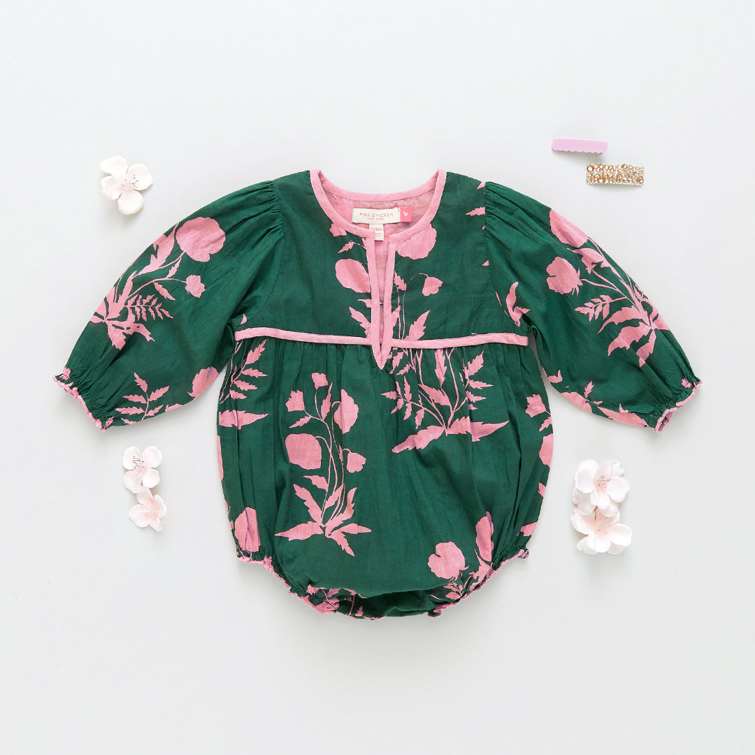 Pink Chicken Hunter Botanical Baby Girls Jade Bubble